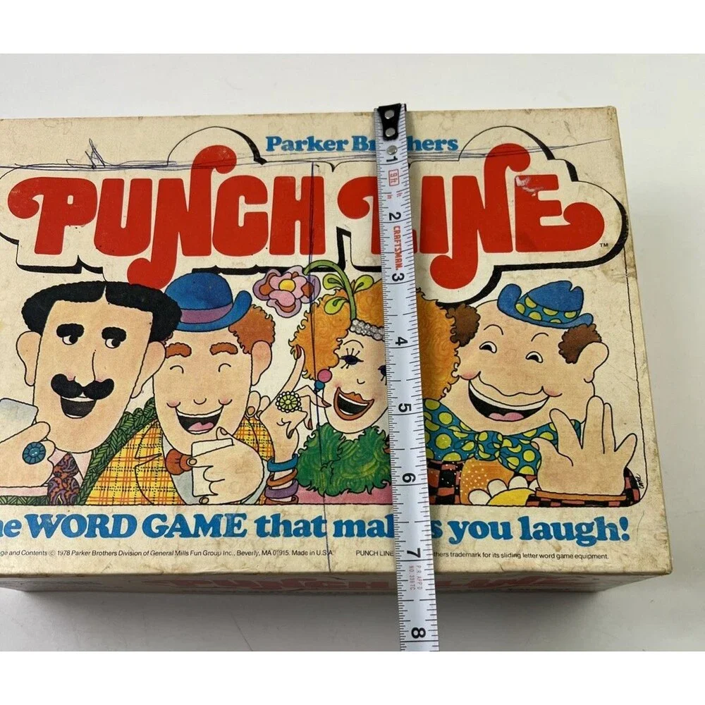 Vintage Parker Brothers Punch Line Word Game No. 106 Complete 1978